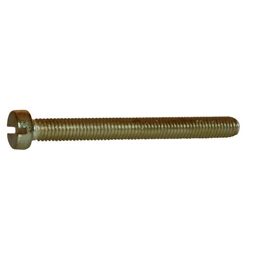 VIS METAUX TC FENDUE DIN 84 LAITON NICKELE photo du produit