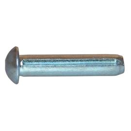 CLOU CANNELE A TETE DEMI RONDE DIN 1476 ACIER ZINGUE photo du produit