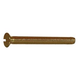 VIS METAUX TF FENDUE DIN 963 LAITON NICKELE photo du produit