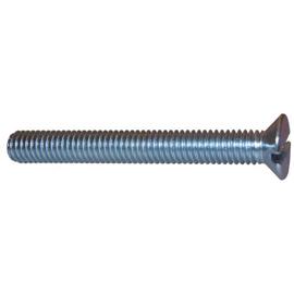 VIS METAUX TF FENDUE DIN 963 ACIER ZINGUE CL 4.8 photo du produit