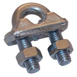 SERRE CABLE ETRIER INOX A4 photo du produit
