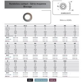 RONDELLE CONTACT CS NFE 25511 MOYENNE INOX A4 photo du produit Vue arrière M