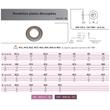 RONDELLE PLATE DIN 125A INOX A4 photo du produit Vue arrière S