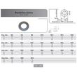 RONDELLE PLATE DIN 126 ACIER ZINGUE photo du produit Vue arrière S