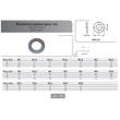 RONDELLE PLATE DIN 433 ACIER ZINGUE photo du produit Vue arrière S