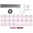ECROU FREIN BAGUE NYLON DIN 985 M14 INOX A4 photo du produit Vue arrière S