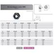 ECROU FREIN BAGUE NYLON PAS UNC INOX A2 photo du produit Vue arrière S